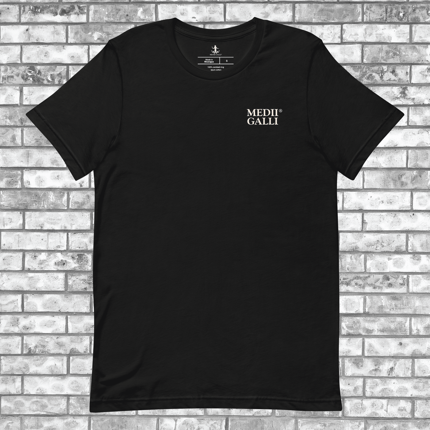 Medii Galli Neopolitan Logo - Unisex - Black