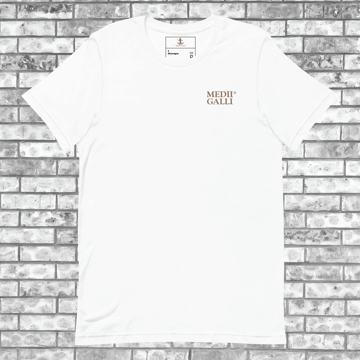 Medii Galli Neopolitan Logo - Unisex - White